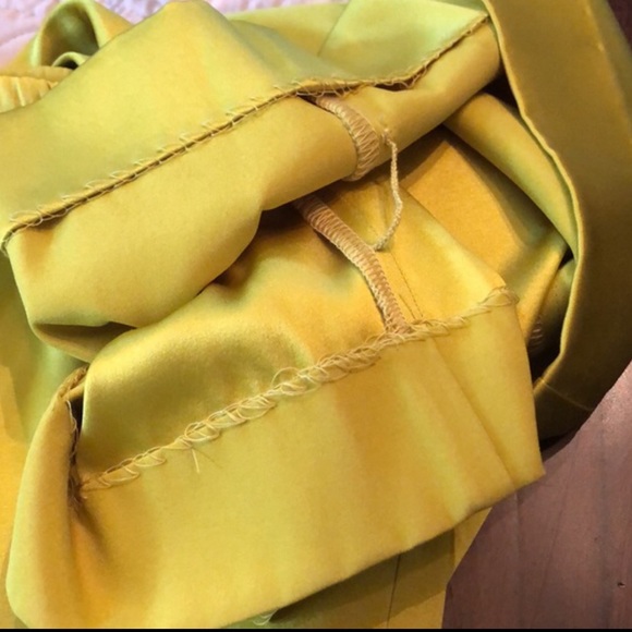 ๐ dianaira Silk Wide Leg Lined, High elastic waist reversible matte-shiny pants - Picture 6 of 10